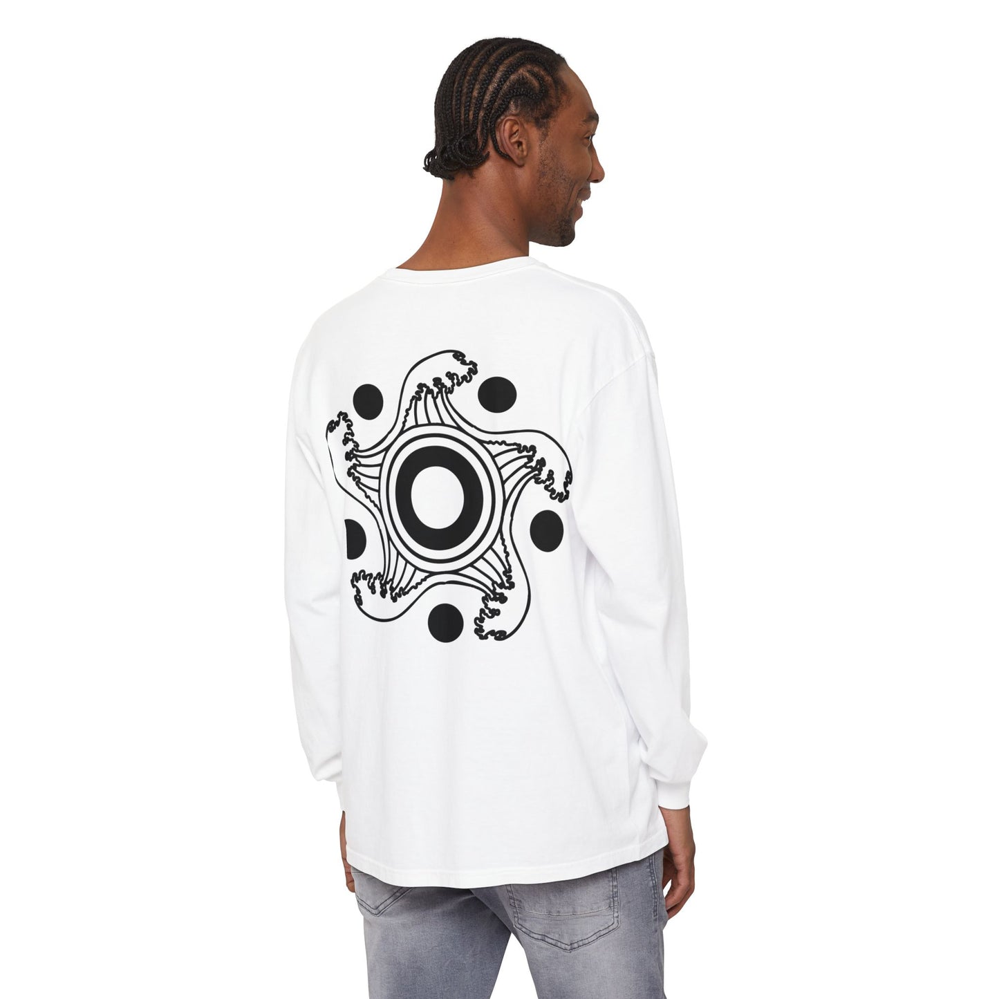 Eternal Wave Summer '25 Unisex Garment-dyed Long Sleeve T-Shirt