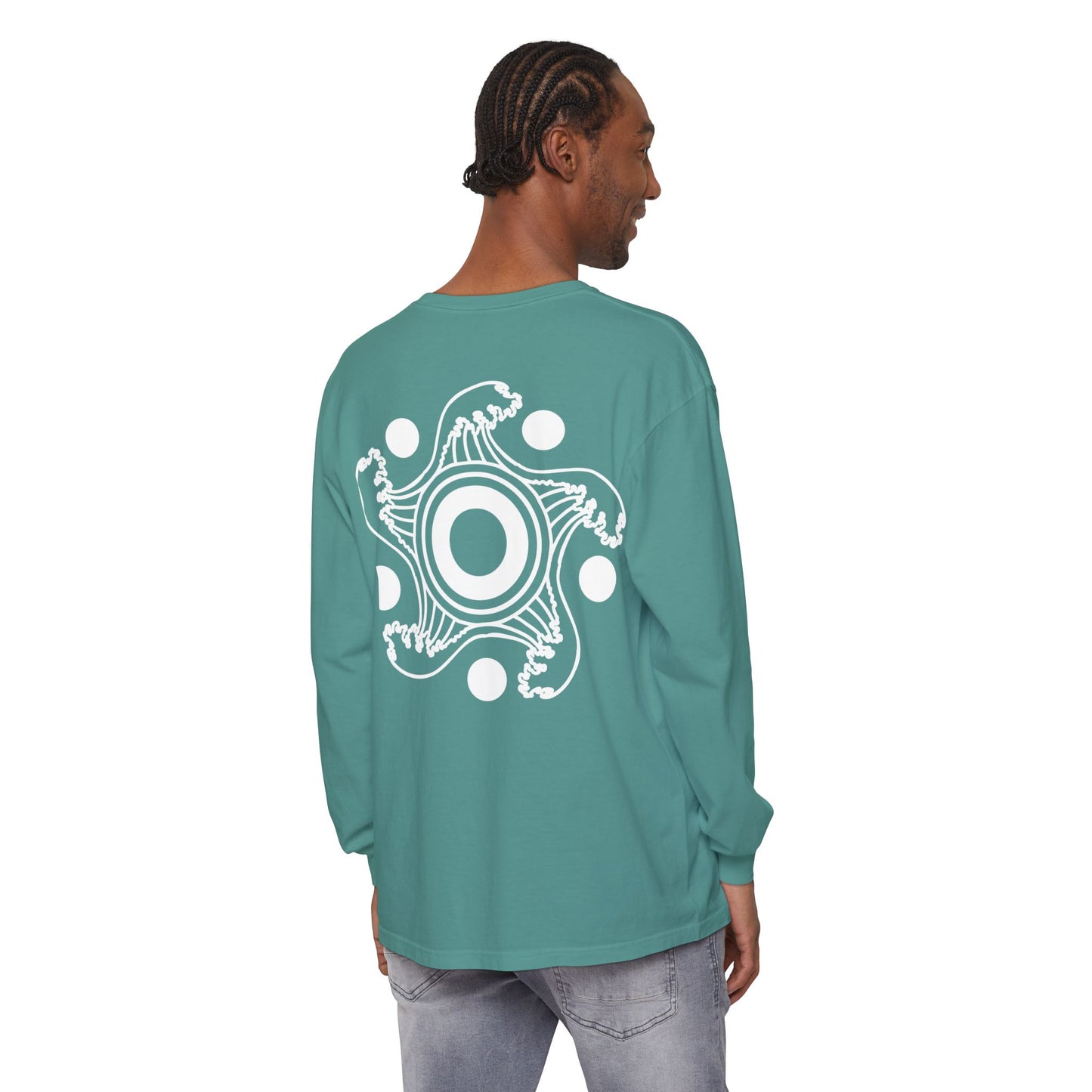 Eternal Wave Summer '25 Unisex Garment-dyed Long Sleeve T-Shirt