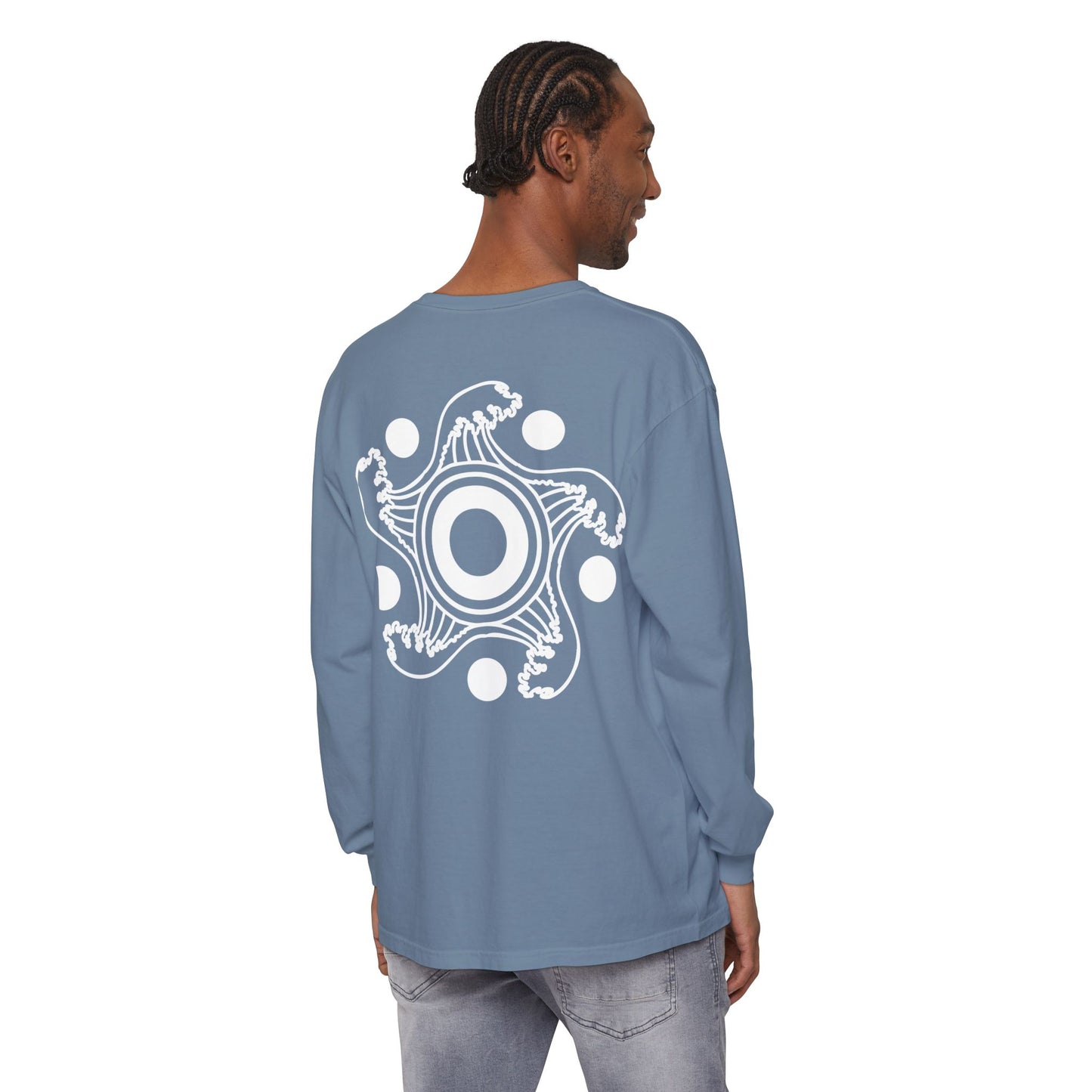 Eternal Wave Summer '25 Unisex Garment-dyed Long Sleeve T-Shirt