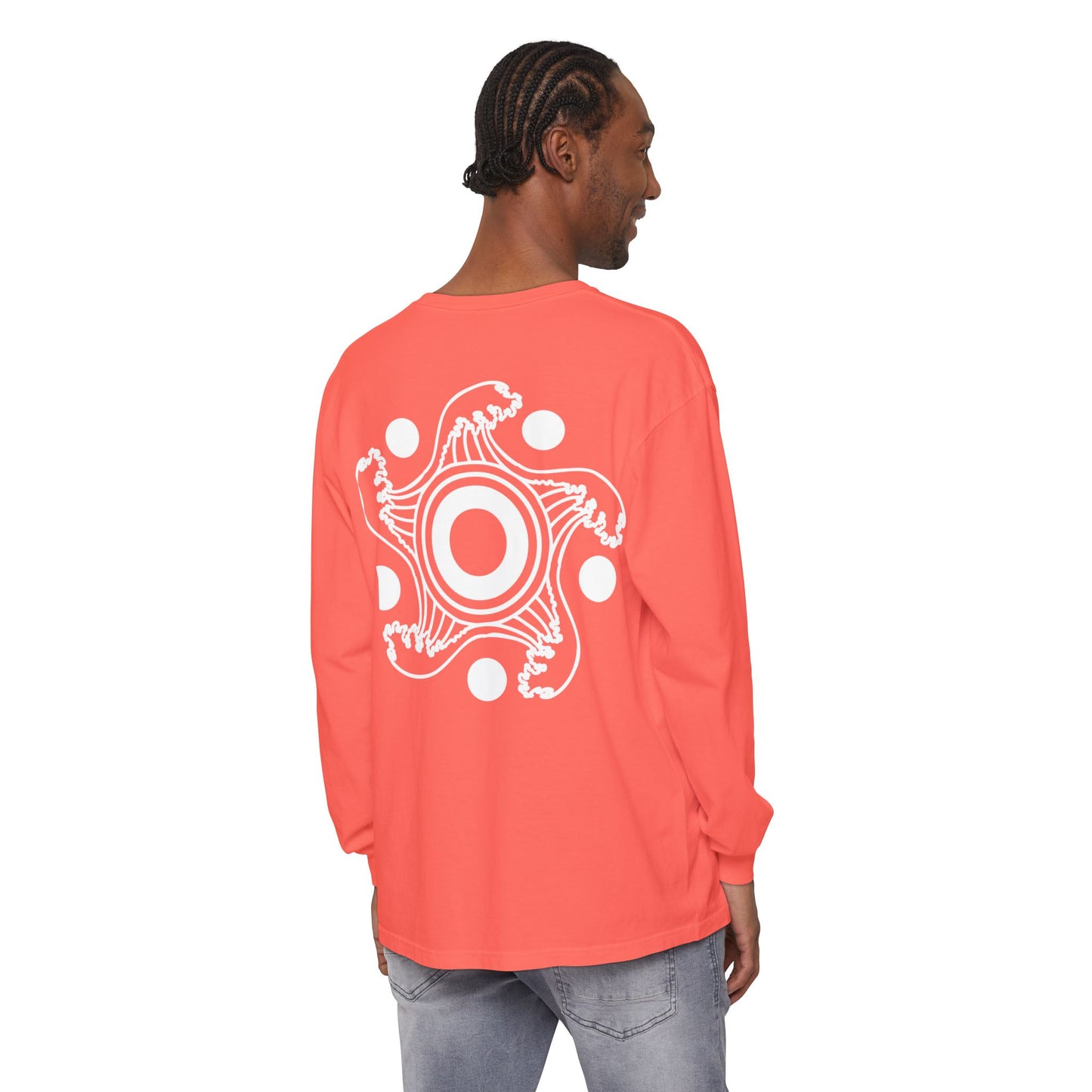 Eternal Wave Summer '25 Unisex Garment-dyed Long Sleeve T-Shirt