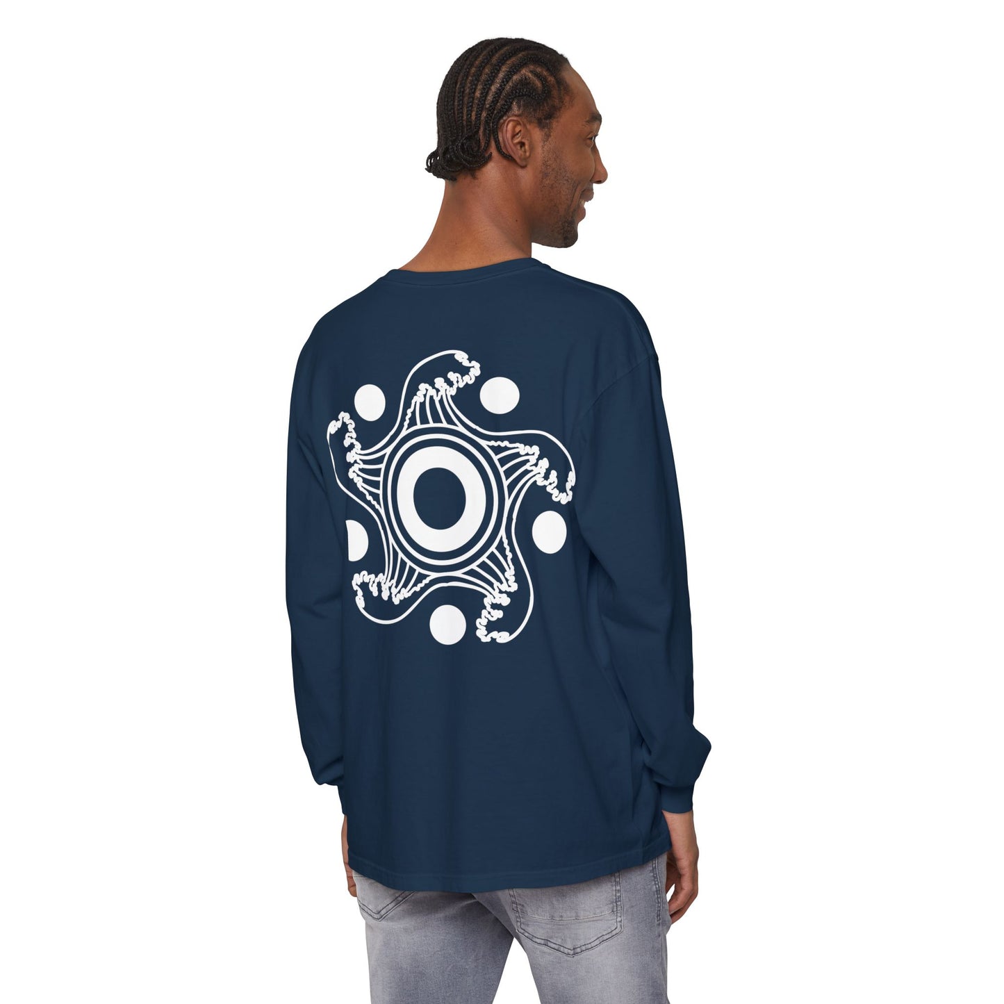 Eternal Wave Summer '25 Unisex Garment-dyed Long Sleeve T-Shirt