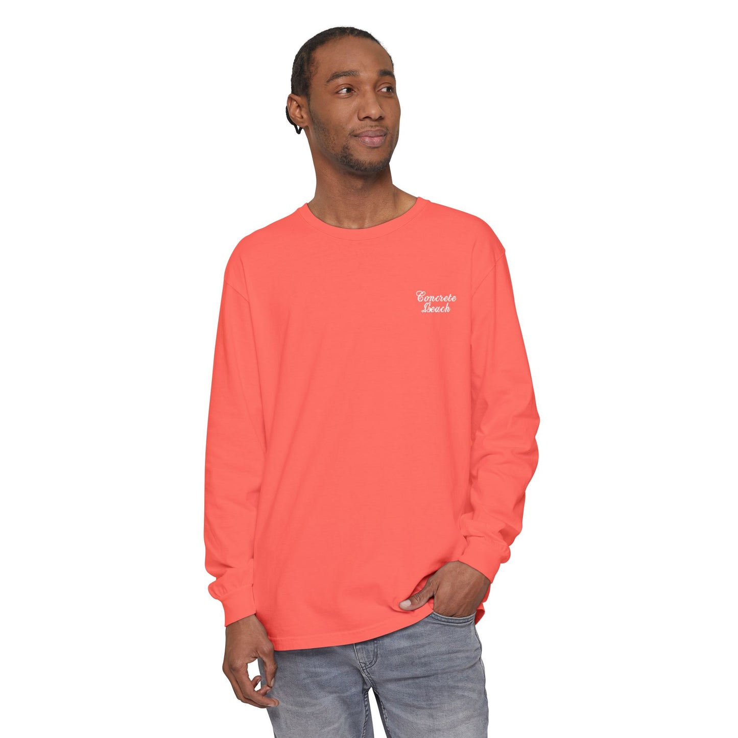 Eternal Wave Summer '25 Unisex Garment-dyed Long Sleeve T-Shirt