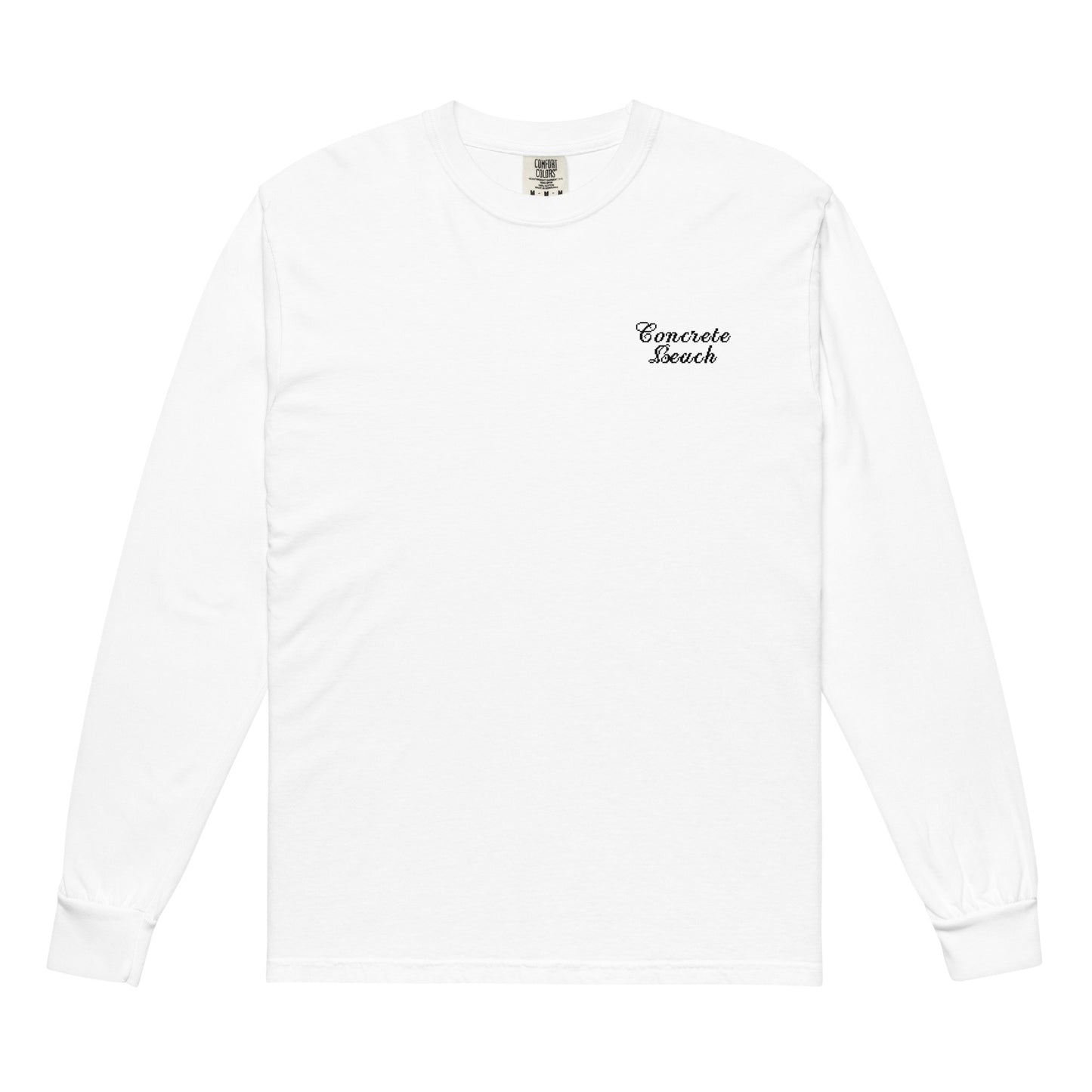 Garment-dyed heavyweight long-sleeve shirt